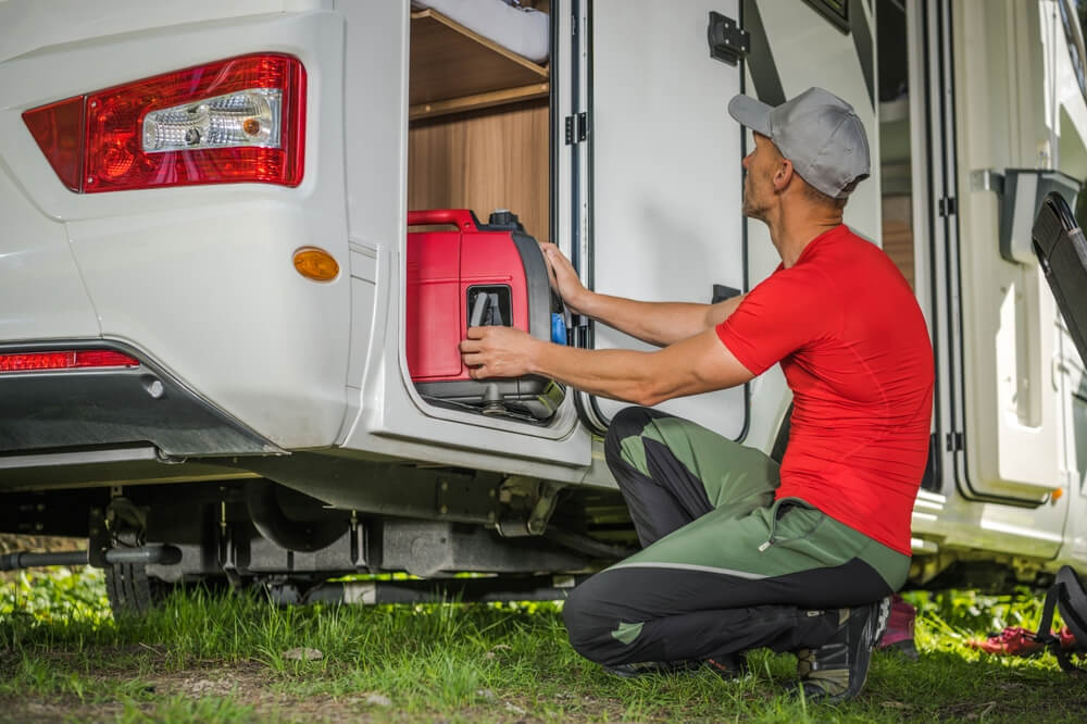 Campervan generator for camping