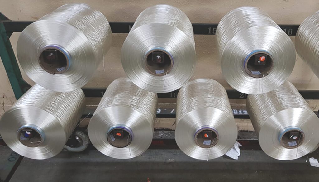 Polyester threads in production for other products