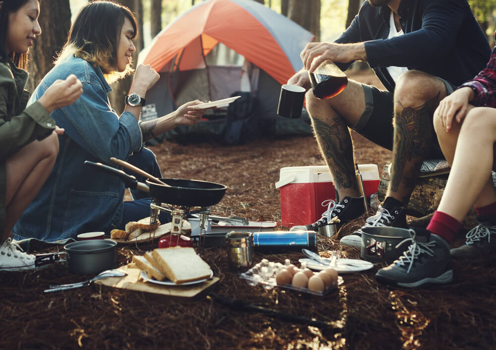 camping social